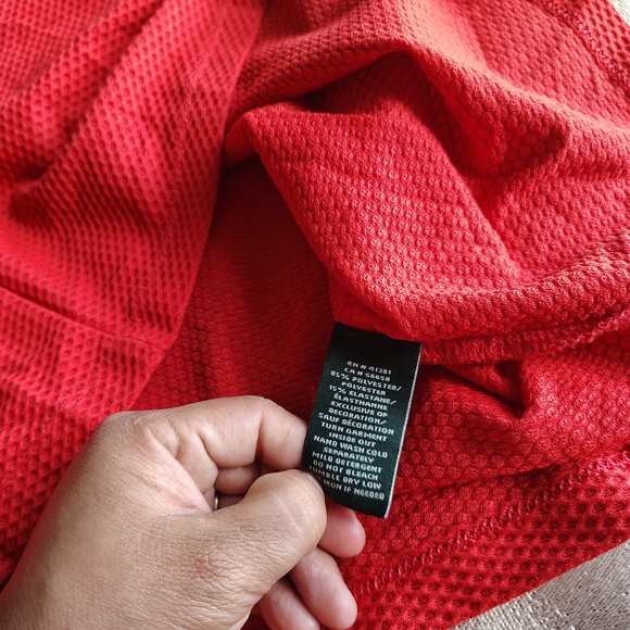 Lauren Ralph Lauren Red and Black Long Sleeve Top - Picture 5 of 5